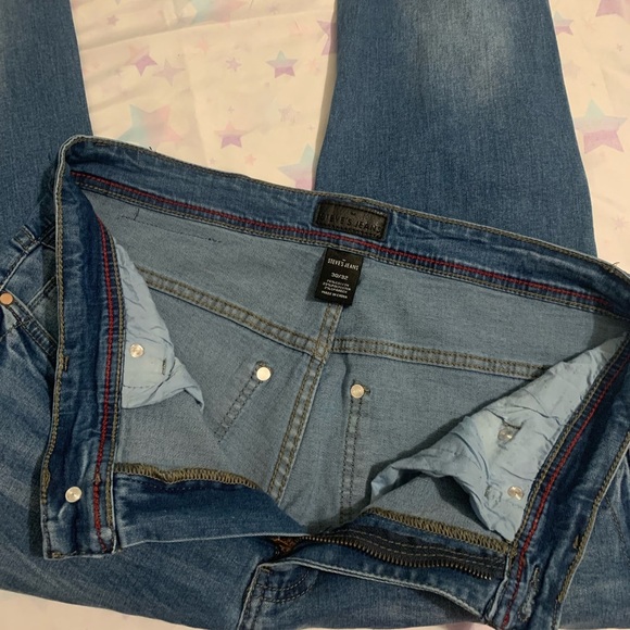 Men's stretch denim jeans in blue, size 30/32. Made in China. - Picture 5 of 5